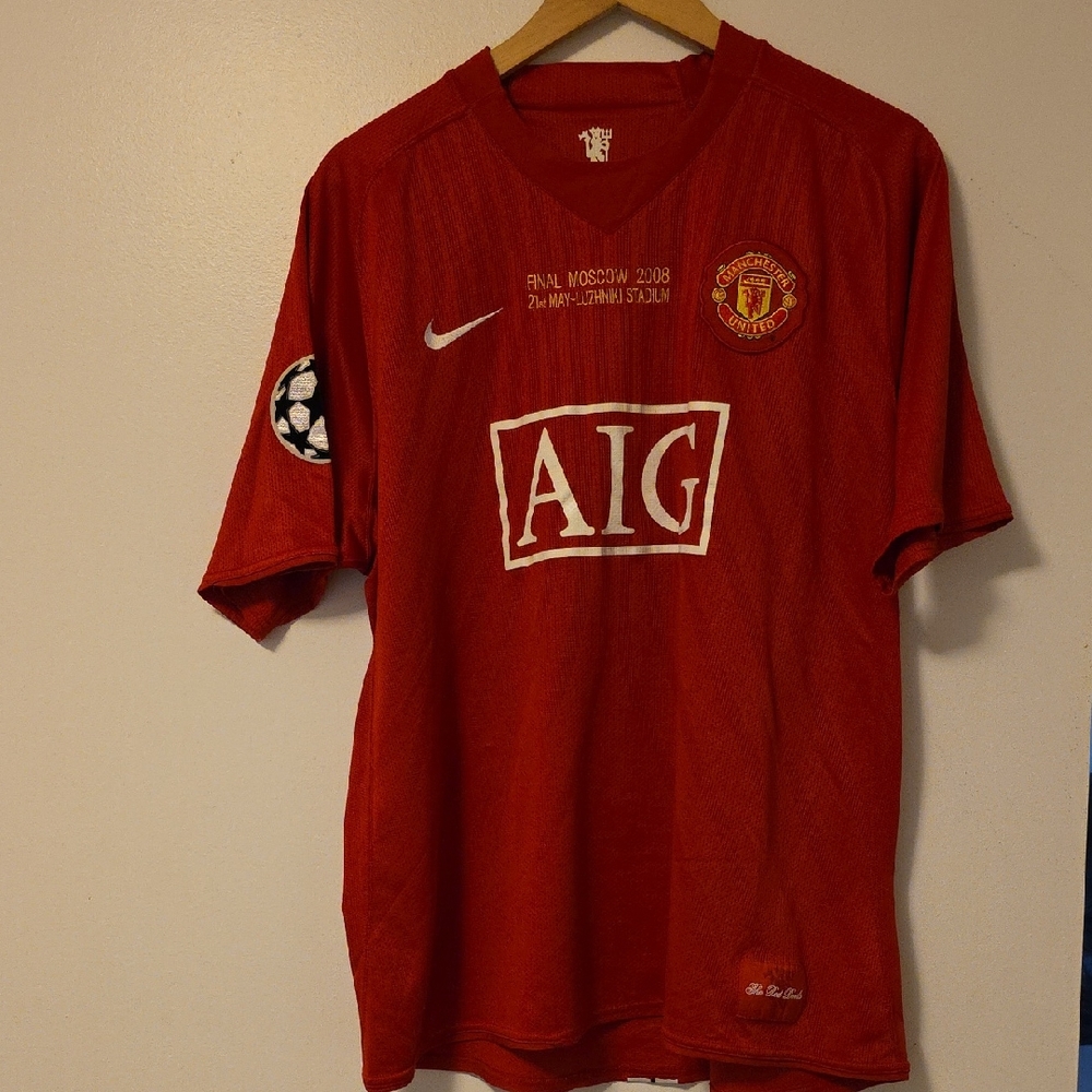 Nike Red Manchester United Soccer Shirt